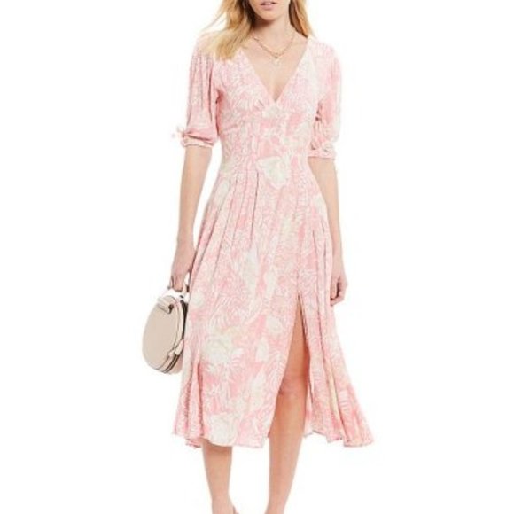 Free People Dresses & Skirts - NWT Free People Forever Always Pink Floral Midi